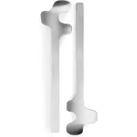 Born In Sweden Leaf salaattiottimet Brushed Steel