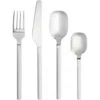 Aida Confetti Cutlery 16 Pcs Mozzarella - Silver - ONE SIZE