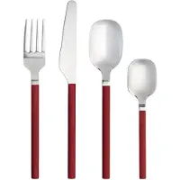 Aida Confetti Cutlery 16 Pcs Chili - Red - ONE SIZE