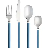 Aida Confetti Cutlery 16 Pcs Blueberry - Blue - ONE SIZE
