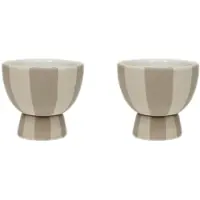 Oyoy living design Toppu munakuppi 2 kpl, clay