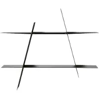 Andersen A-Shelf seinähylly Large 78x12x67 cm Black