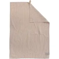 ERNST Keittiöpyyhe raidallinen 47x70 cm, kinuski/beige