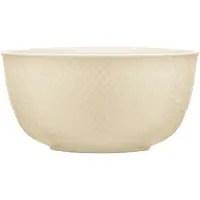 Lyngby Porcelæn Rhombe Earth Serveringsskål Ø22 Cm Marble - Beige - 22 CM