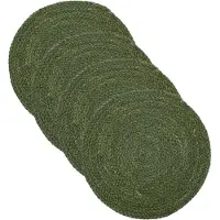 House Doctor Dækkeserviet, Hdcircle, Grøn - Green - 38X38X0.5CM
