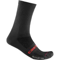 Castelli Re-Cycle Thermal 18 pyöräilysukat musta
