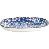Tokyo Design Studio Sakura Oblong -posliinilautanen ø 18,7 cm