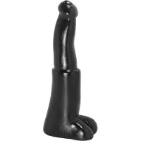 AnimHole Bull - suuri eläinpenisdildo - 25 cm - musta