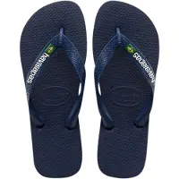 Havaianas Brasil Logo Flip Flops Navy Blue Navy Blue 33-34 EU Laivastonsininen 33-34 Pojat