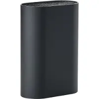 Zone Knivblok Singles - Black - 17X 9X 24CM
