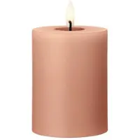 Ester & Erik LED-pöytäkynttilä 20 Rosy caramel, 10 cm