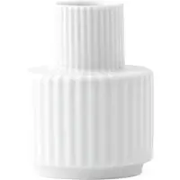 Lyngby Porcelæn Lyngby Kronelysestage H7 Cm Hvid - White - H7CM