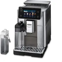 De'Longhi – De’Longhi PrimaDonna Aromatic ECAM630.75.TM, Espressokone, 2,2 L, Kahvipavut, Sisäänrakennettu jauhin, 1450 W, Musta, Titaani