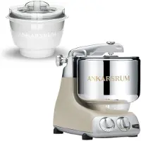 Ankarsrum AKM 6230 yleiskone + jäätelökone, harmony beige