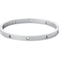 Timi Of Sweden Leia Star Bangle Bracelet Silver