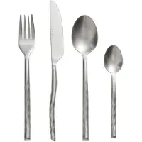 Muubs Cutlery Uta - Stonepolish 16 Pcs - Silver - ONE SIZE