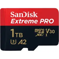SanDisk microSDXC Extreme Pro 1TB 200MB/s A2 V30 UHS-I C8