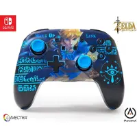 PowerA Enhanced Wireless Controller With Lumectra Etched - Wake Up Link (Nintendo Switch) (Nintendo Switch)