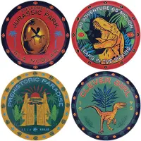 Fanattik Jurassic Park 4 Pack Aluslaatat