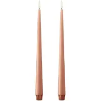 Ester & Erik kruunukynttilä LED 2 kpl 20 Rosy caramel , 30 cm