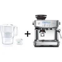Sage SES878BSS0 The Barista Pro espressokeitin + Brita Alunaveden suodatinkannu