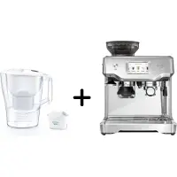 Sage SES880BSS The Barista Touch Espressokeitin + Brita Aluna suodatinkannu