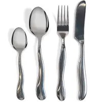 By On Bestik Waverly, 16 Stk./Sæt - Silver - ONE SIZE