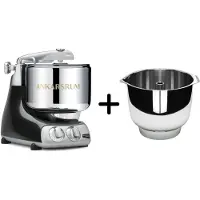 Ankarsrum AKM 6230 yleiskone + Assistent Original vispikulho, black diamond