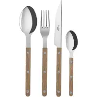Sabre Bistrot Teak ruokailuvälinesarja 4 osaa, teak