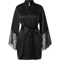 Hunkemoller Satin Kimono - Black - M/L