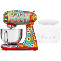 Smeg Yleiskone, jossa jäätelökone, Dolce & Gabbana