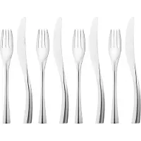 Georg Jensen Cobra aterinsetti 8 osaa Ruostumaton teräs
