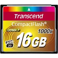 Transcend 16 GB CF CARD, MLC - COMPACTFLASH 1000 (TS16GCF1000)
