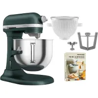 KitchenAid Artisan 5KSM70SHXE yleiskone 6,6 litraa + 5KSMICM Ice Cream Maker, pebbled palm