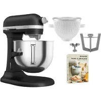 KitchenAid Artisan 5KSM70SHXE yleiskone 6,6 litraa + 5KSMICM Ice Cream Maker, imperial black