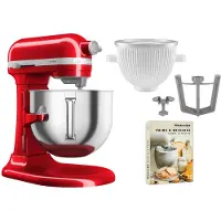 KitchenAid Artisan 5KSM70SHXE yleiskone 6,6 litraa + 5KSMICM Ice Cream Maker, candy apple