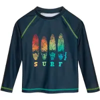 Playshoes UV-suoja 'Surf' marine / vesi / vaaleanvihreä / oranssi