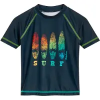 Playshoes UV-suoja marine / vaaleanvihreä / tummanoranssi / punainen