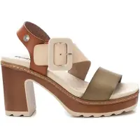 Refresh for woman. 17284302-HIELO Sandals 172843 white (41), 8 to 10 cm, Buckle, Casual