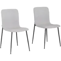Loft 24 2:n ruokailutuolin setti Faye, harmaa