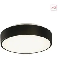 ACB Dins LED kattovalaisin 24W IP44 32cm 2700-3000K musta