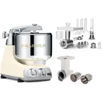 Ankarsrum Assistent yleiskone, suuri tarvikepaketti, light creme