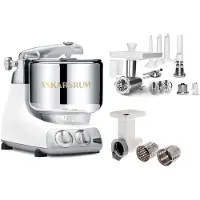 Ankarsrum Assistent yleiskone, suuri tarvikepaketti, mineral white