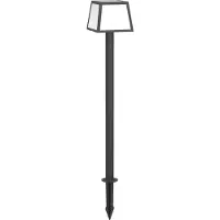 Eglo Aurinko-LED-polkujen valaisin Altilia, korkeus 106 cm, musta, anturi Altilia, Musta, Synteettinen materiaali, Moderni