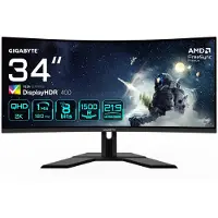 Gigabyte G34WQCP - LED-monitori - kaareva - 34" - HDR