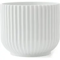 Lyngby Porcelæn Kukkaruukku, keskikokoinen, valkoinen