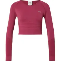 ICANIWILL Define Seamless LS Crop Top Magenta Rose