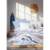L'essentiel Maison -vuodevaatesarja Moreno Blue, 200 x 220 cm, 4-osainen