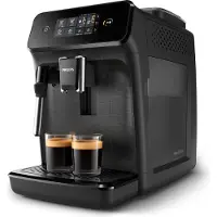 Philips 1200 series 2 juomaa Täysautomaattiset espressokeittimet, Espressokone, 1,8 L, Kahvipavut, Sisäänrakennettu jauhin, 1500 W, Musta