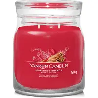 Yankee candle Signature Medium Jar Sparkling Cinnamon 368g